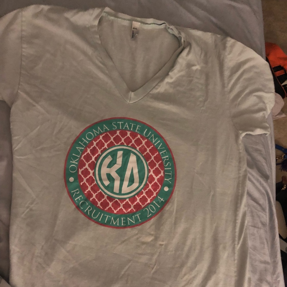 Kappa Delta V Neck T shirt American Apparel